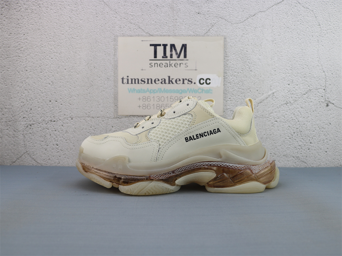 G5 Batch Balenciaga Triple S Clear Sole Sneaker In BEIGE 544351W2GA19710